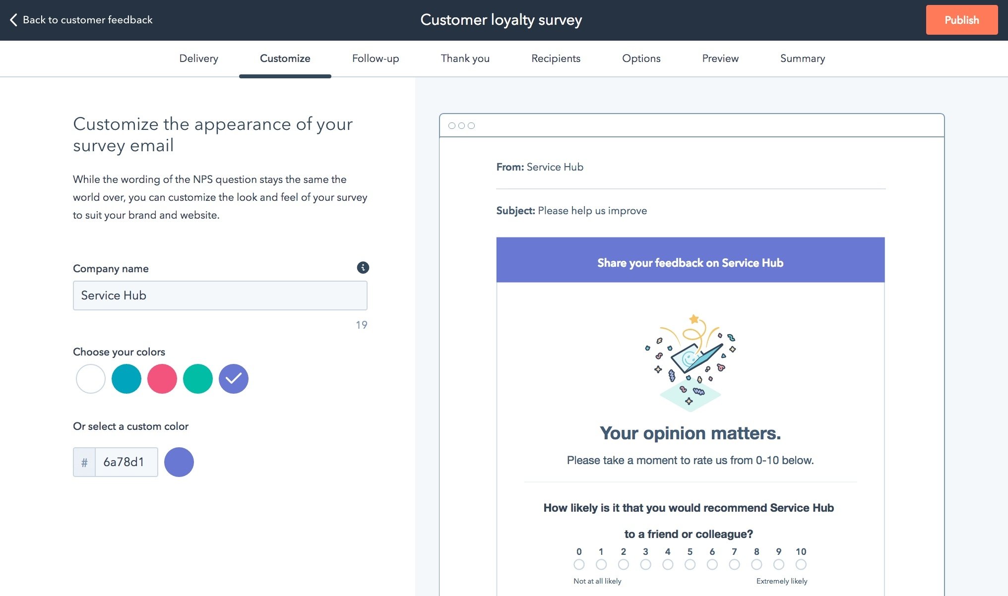 3-1 Hubspot Service Hub_Features_Customer Feedback